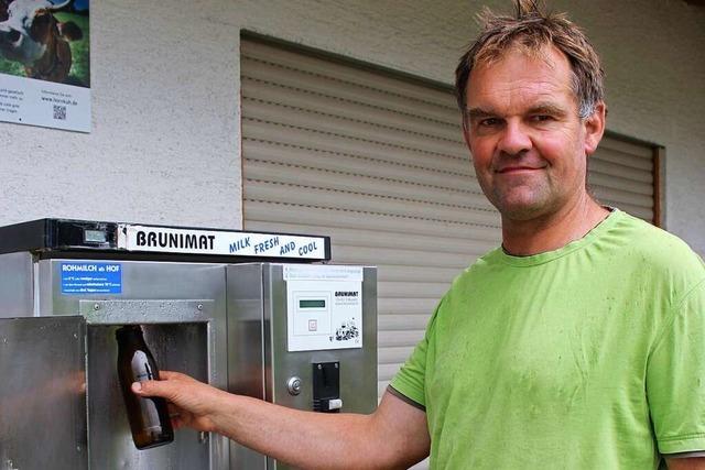 Am Thaddushof in Kirchzarten gibt’s einen Frischmilchautomaten