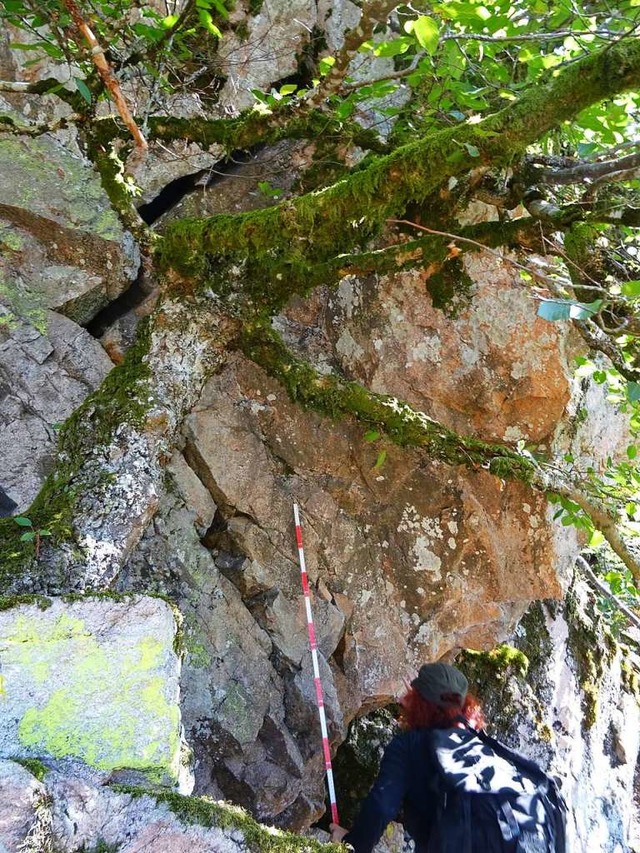 Oberhalb von Todtnau-Geschwend drohen tonnenschwere Felsen abzustrzen.  | Foto: Stadt Todtnau