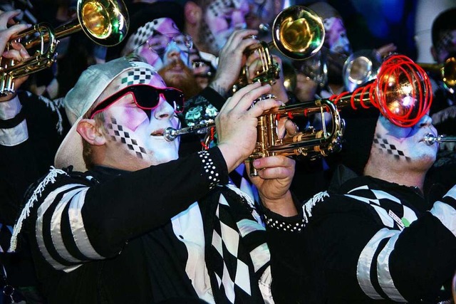 Guggenmusik: Ein schrges Klangerlebni...en vielleicht an Katzenmusik erinnert.  | Foto: Irene Krau