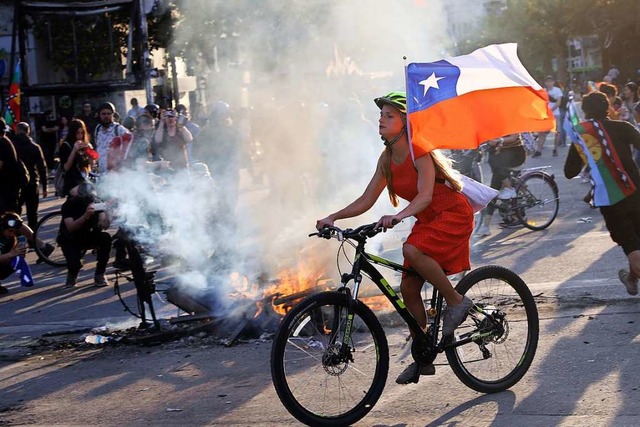 Proteste in Chile  | Foto: Rodrigo Abd (dpa)