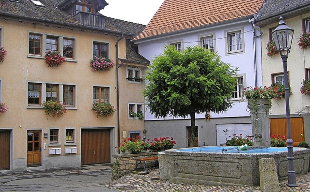 Der Judenwinkel zhlt zu den idyllisch...eren Bereich befand sich die Synagoge.  | Foto: Edelgard Bernauer