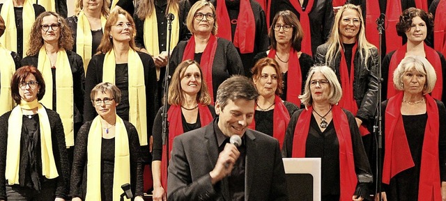 Christoph Bogon leitet den Chor &#8222;Resonance of life&#8220;.   | Foto: privat