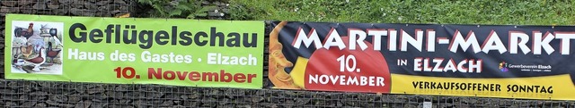 Geflgelschau und Martinimarkt und noc...den Sonntag, 10. November, in Elzach.   | Foto: Bernd Fackler
