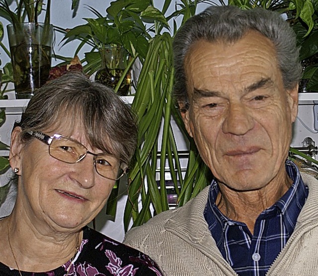 Seit 1969  verheiratet: Helga und Hans-Joachim Geiler  | Foto: Werner Probst