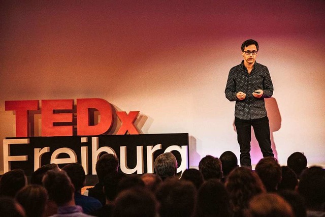 Ein Speaker der TEDx-Talks vom vergangenen Jahr  | Foto: Fabio Smitka