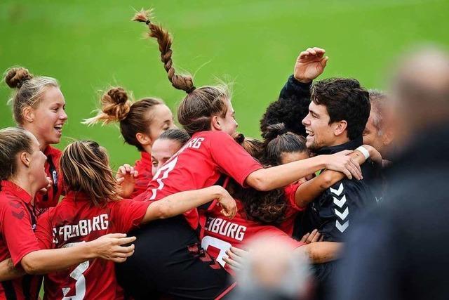 Fußballerinnen des SC Freiburg II sind auf dem Weg zum Herbstmeistertitel
