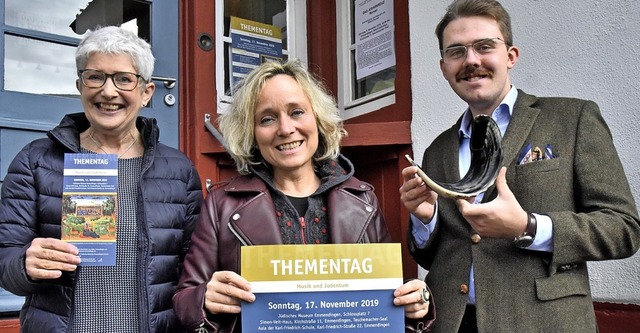 Carola Grasse (von links), Monika Rach...fltigen Thementag Musik und Judentum.  | Foto: Markus Zimmermann