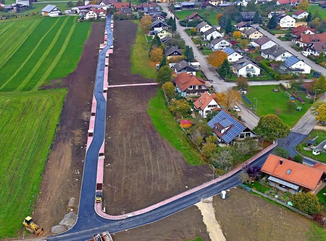 Die Grundstckspreise fr das Neubauge...ationstour der Hfinger Gemeinderte.   | Foto: Mller, Roger