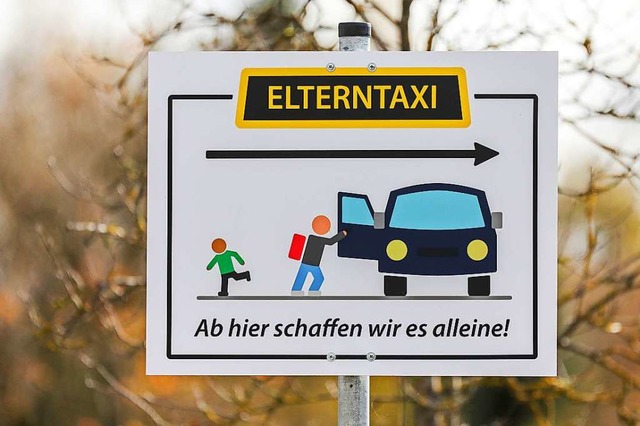 Knnte dieses Schild helfen?  | Foto: Thomas Warnack (dpa)