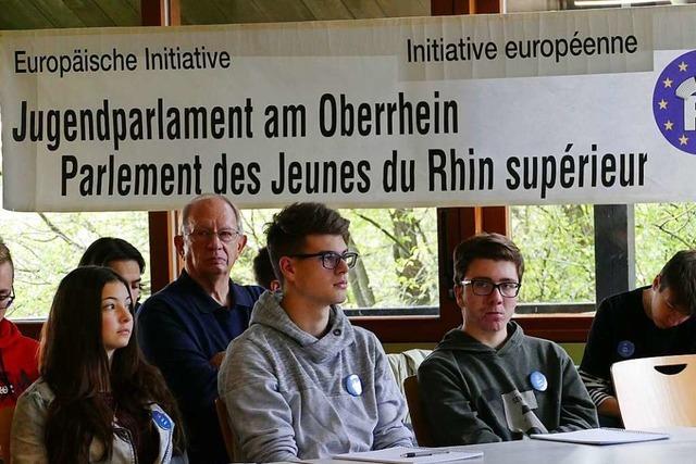 In Lrrach trifft sich am Wochenende das internationale Jugendparlament am Oberrhein