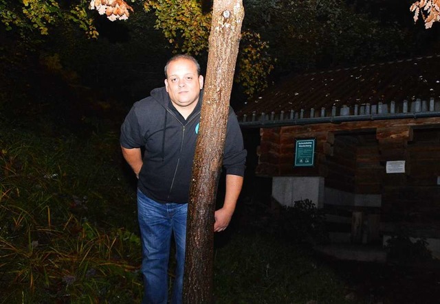 Oberkobold David Knig erzhlte am Hau...ruppe &#8222;Niederberg Kobolde&#8220;  | Foto: Edgar Steinfelder