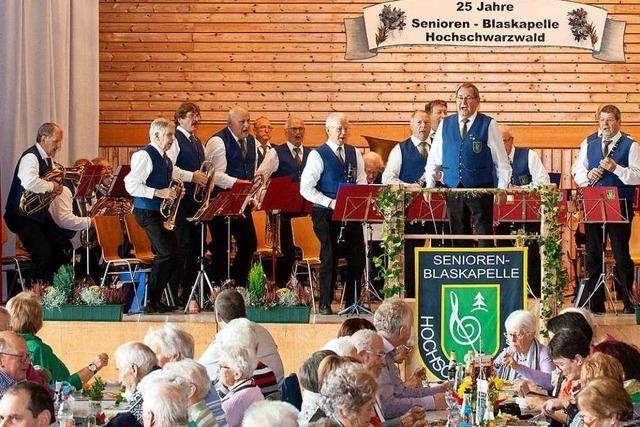 25 Jahre Seniorenblaskapelle Hochschwarzwald