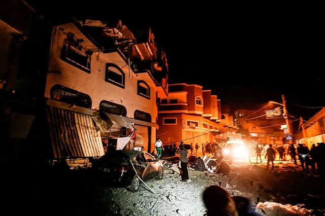 Das zerstrte Wohnhaus von Abu al Ata in Gaza.  | Foto: MAHMUD HAMS (AFP)
