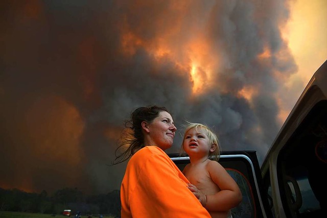 Buschfeuer in Australien  | Foto: Dan Peled (dpa)