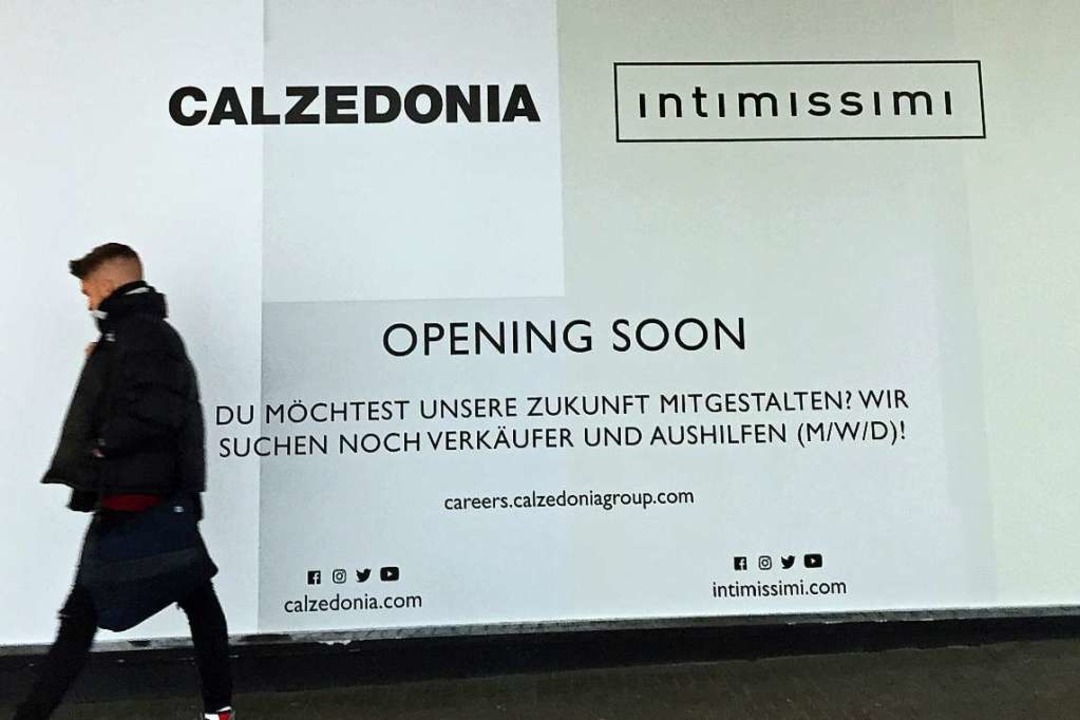 Opening soon: Calzedonia und Intimissimi in der Kaiser-Joseph-Straße  | Foto: Gina Kutkat