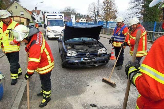 Zwei Leichtverletzte bei Auffahrunfall in Laufenburg