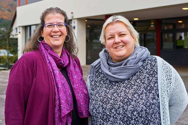 Frauenpower: Ellen Heuschmid (links) u...iten gemeinsam die Realschule in Wehr.  | Foto: Julia Becker