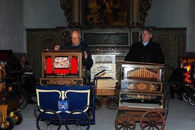 Historisches, Neues und Selbstgebautes: Drehorgelkonzert in St. Sebastian