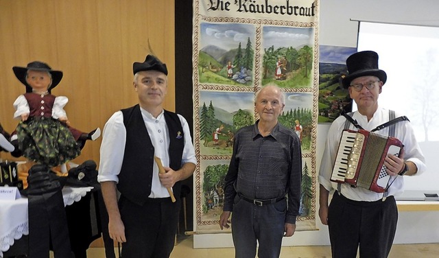 Die Musiker Linus Becherer und Roland ...Gefhl von heimatlicher Geborgenheit.   | Foto: Rudolf Haag