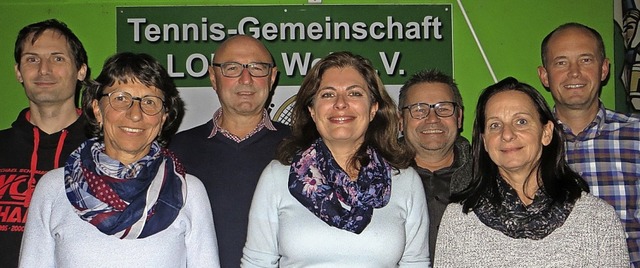 Der Vorstand der TG Lonza mit (von lin...Carola Knoblauch und  Wolfgang Keller   | Foto: Norbert Helminiak