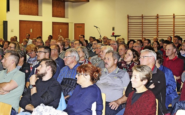 Die Infoveranstaltung des Zweckverbandes stie auf groes Interesse.  | Foto: Rolf Rhein