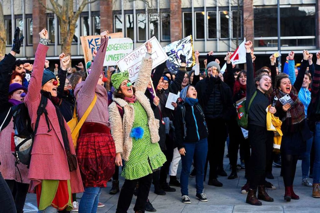 Frauenstreik am 8. März 2019 in Freiburg  | Foto: Thomas Kunz