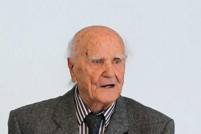 Interessiert und leutselig: Max Schreiber in Waldkirch hat 100. Geburtstag