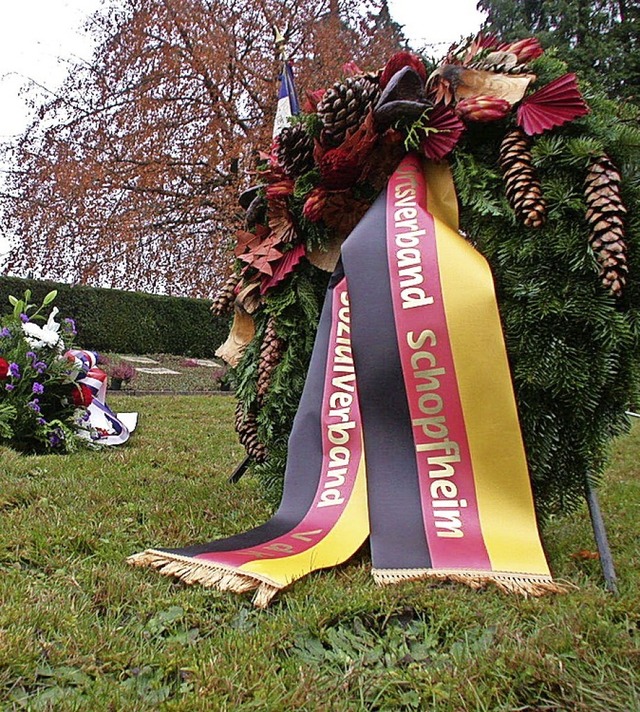 Zum Volkstrauertag finden auch in den ...fheimer Teilorten Gedenkfeiern statt.   | Foto: Andr Hnig