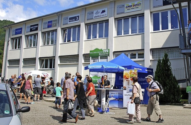 Am Belchen-Center wurde der verkaufsof... soll ein solcher wieder stattfinden.   | Foto: Privat