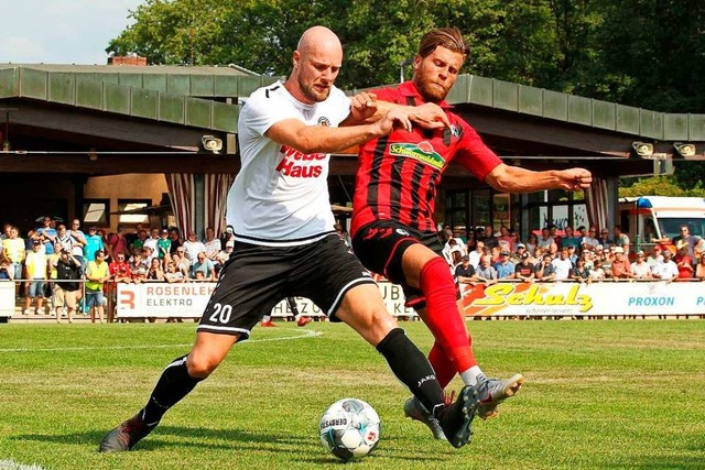 In der Vorbereitung trafen Alexander M...s auf Lucas Hler und den SC Freiburg.  | Foto: Frank Seiter