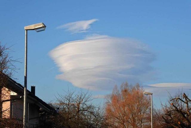 Ufo-Wolke bei Eimeldingen