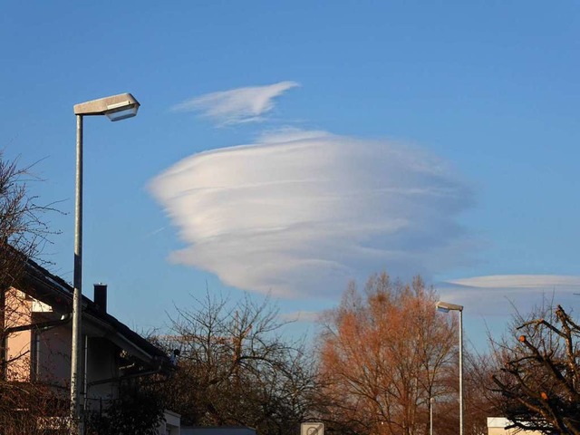 Ufo-Wolke.  | Foto: Thomas Erlitz