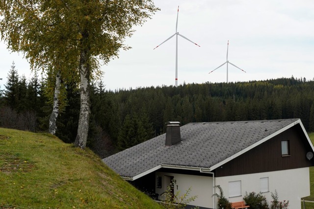 So knnte die geplante Windkraftanlage bei Schollach aussehen.   | Foto: EnBW