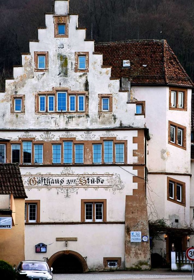 Prgt Pfaffenweilers Ortsbild: das Gasthaus Stube  | Foto: Siegfried Gollrad