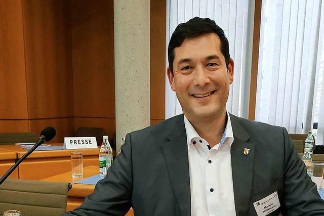 Denzlinger Bürgermeister Hollemann ist erstmals Regionalrat
