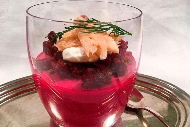 Forelle mit Rote-Beete-Mousse – die entspannte Weihnachtsvorspeise