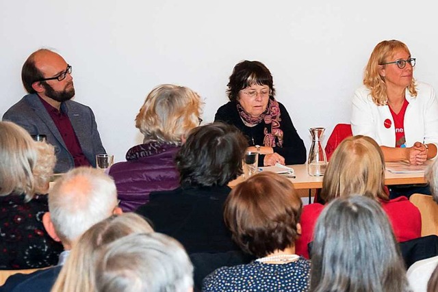 Benjamin Vogel, Irmgard Meiners-Schuth...ckel und Rita Ambs (sitzend von links)  | Foto: Helmut Rothermel