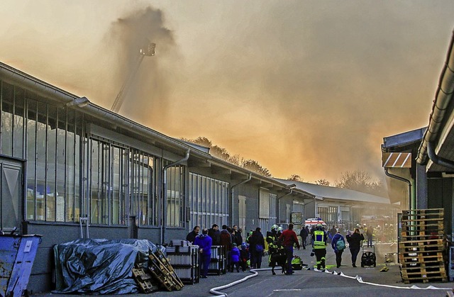 Das groe bungsgelnde der Firma Hill...e einfache Aufgabe fr die Feuerwehr.   | Foto: Sandra Decoux-Kone