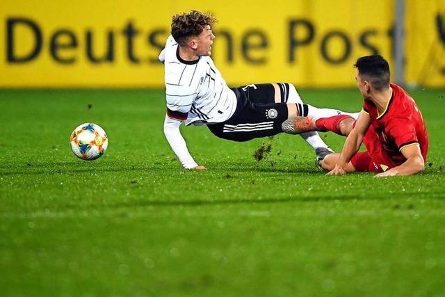 U-21-Nationalmannschaft erlebt gegen Belgien in Freiburg einen Dmpfer