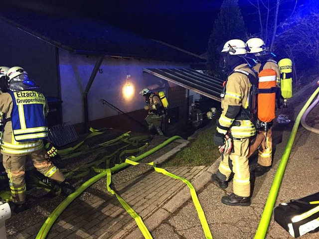 Feuerwehreinsatz in Oberprechtal.  | Foto: Feuerwehr Elzach