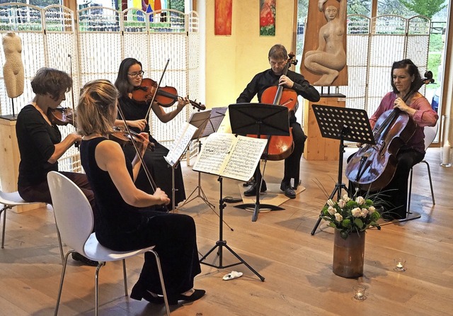 Anlsslich des Jubilums wurde Franz Schuberts Streichquintett aufgefhrt.   | Foto: Jutta Geiger