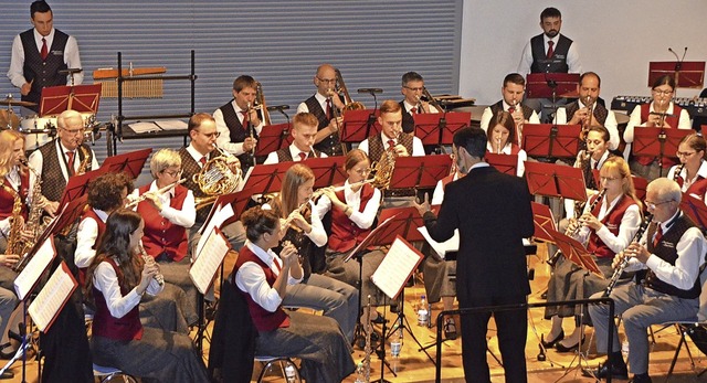 Der Musikverein Bleichheim berzeugte erneut mit hoher musikalischer Qualitt.  | Foto: Jrg Schimanski
