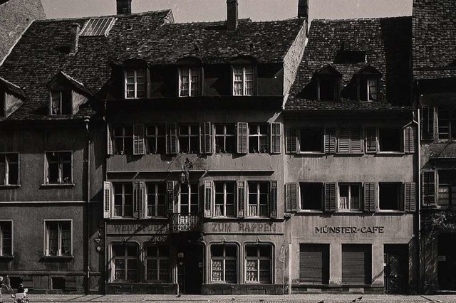 Die &#8222;Weinstube zum Rappen&#8220;...egsbau der Freiburger Stadtbibliothek.  | Foto: Augustinermuseum