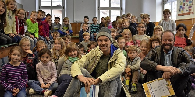 Beim deutschlandweiten Vorlesetag habe...reitnau Kindergeschichten vorgelesen.   | Foto: Thomas Biniossek