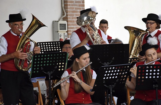 Derzeit ist das Durchschnittsalter bei der Stadtmusik 33 Jahre.   | Foto: Stadtmusik Sulzburg