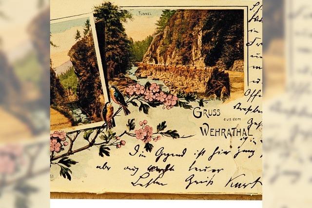 Postkartenimpressionen vom historischen Wehr