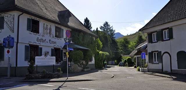 Hinter dem alten Gasthof bietet ein Park Platz fr Wohnhuser.   | Foto: Rainer Ruther