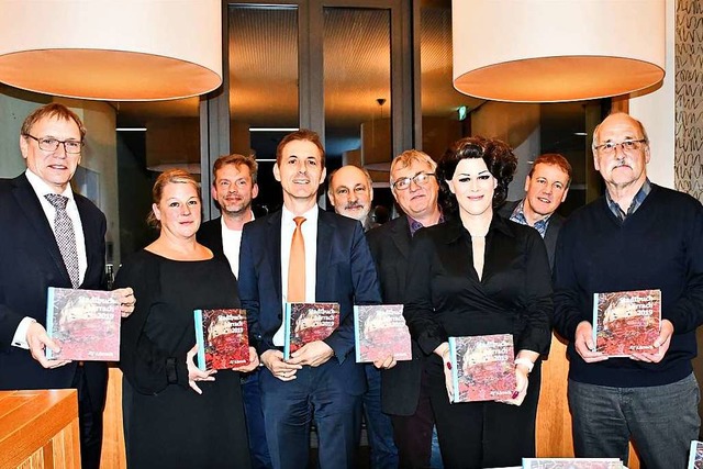 Die Redaktion: Andr Marker (von links...erwenka, Lars Frick und Hubert Bernnat  | Foto: Barbara Ruda