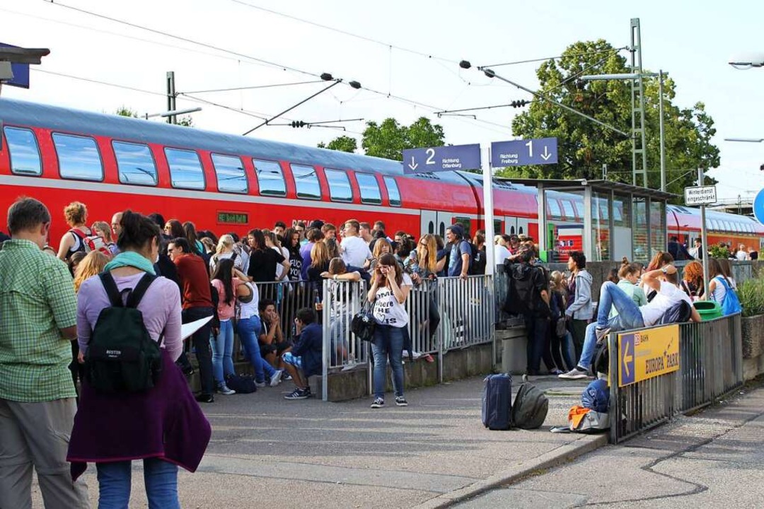 Die Linie soll Menschen vom Ringsheimer Bahnhof zum Wasserpark bringen.  | Foto: Adelbert Mutz Fischer