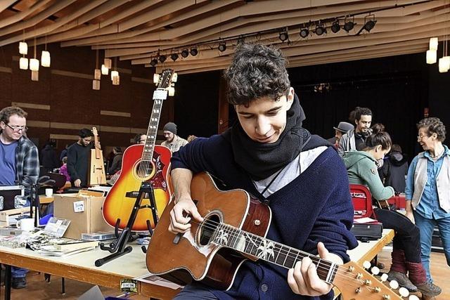 Am Wochenende ist Instrumentenflohmarkt in der Alten Stadthalle